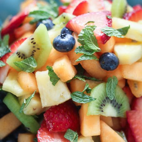 Best Ever Boozy Fruit Salad