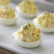 Ham & Cheese Melt Deviled Eggs
