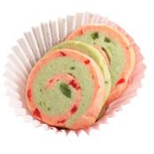 Cherry Pinwheel Cookies