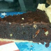 Deep dish brownie pie