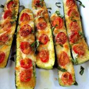 Zucchini halves - low carb   NOIT TESTED