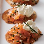 Smoked Salmon Crisps