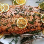 Salmon Roasted in butter