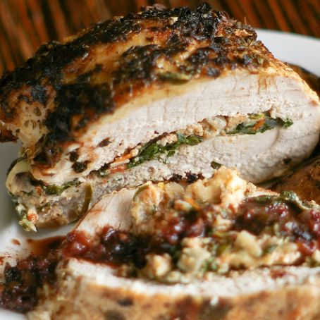 OLIVE STUFFED PORK ROAST