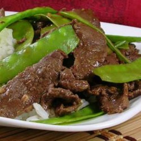 Asian Beef with Snow Peas
