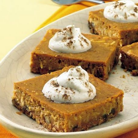 Pumpkin Pie Squares
