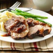Brisket with Cranberry Gravy