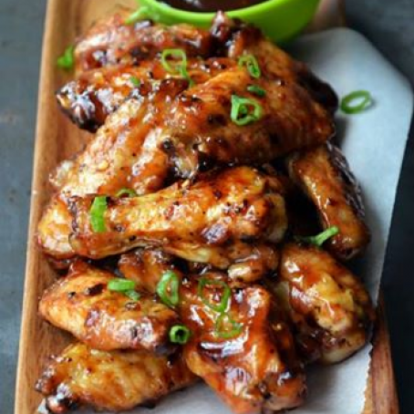 CRISPY BAKED ASIAN CHICKEN WINGS
