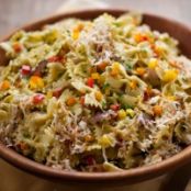 Pasta Salad with Green Onion Dressing