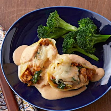 Sausage-and Pumpkin-Stuffed Shells