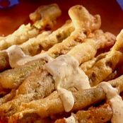 Sides (Beer-battered Asparagus with Garlic Aioli)