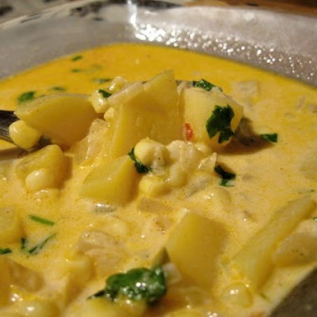 Spicy Corn & Cheese Chowder