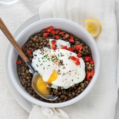 Lentil and Egg Bowl