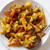Saffron Roasted Cauliflower