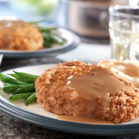 Baked Pork Chops & Gravy