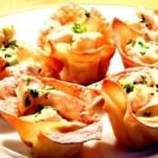 Shrimp Wonton Cups