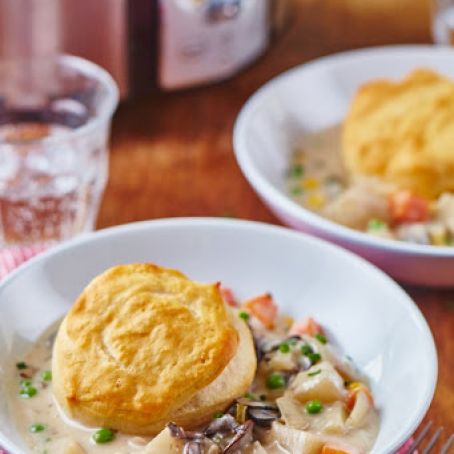 Slow Cooker Vegetable Pot Pie