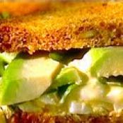Egg Salad Sandwich with Avocado and Watercress