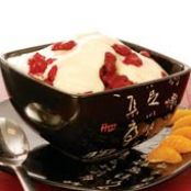 Raspberries with Orange-Flavoured Cream