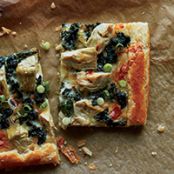 Spinach-and-Artichoke Galette