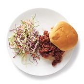 Turkey Sloppy Joes With Coleslaw