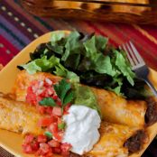 Pressure Cooker Shredded Beef Enchiladas