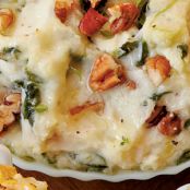 Creamy Spinach Mashed Potato Bake