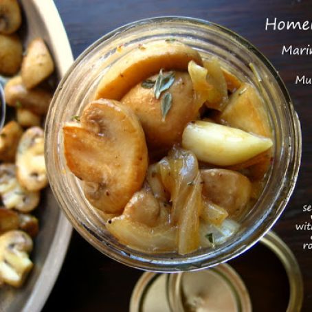 mushrooms: marinated mushrooms deli style