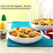 Garlic Chicken Rigatoni Recipe