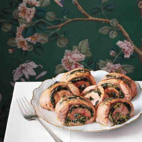 Rolled Stuffed Salmon