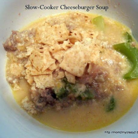Slow-Cooker Cheeseburger Soup (WW 6 Pts)