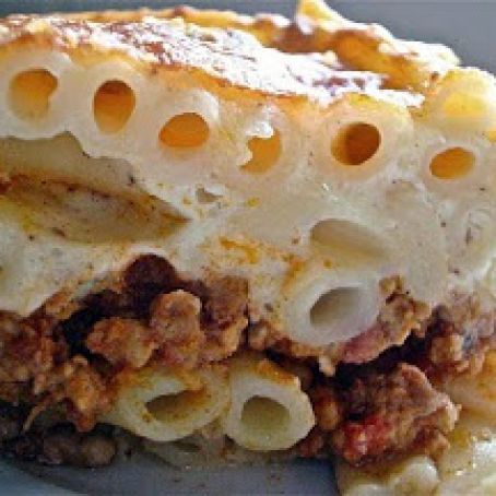 Traditional Pastitsio Greek Lasagna Recipe: