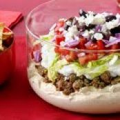 Dip: Greek Layered Dip with Pita Chips