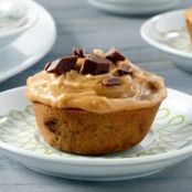 Chocolate-Banana Cupcakes with Peanut Butter Icing