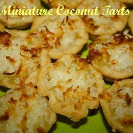 MINIATURE COCONUT TARTS