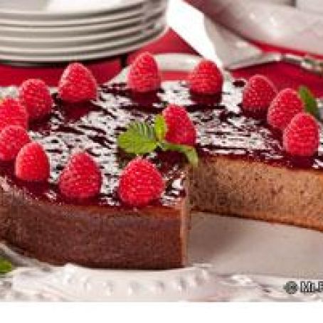 Raspberry Potato Cake