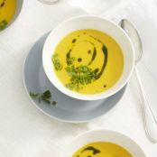 Paprikasuppe mit Kerbelöl