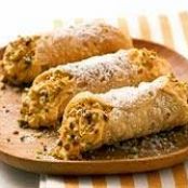 Pumpkin Pistachio Cannoli