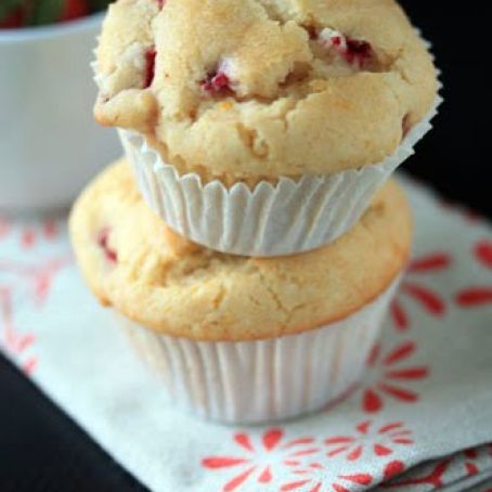 Lemon Strawberry Muffins