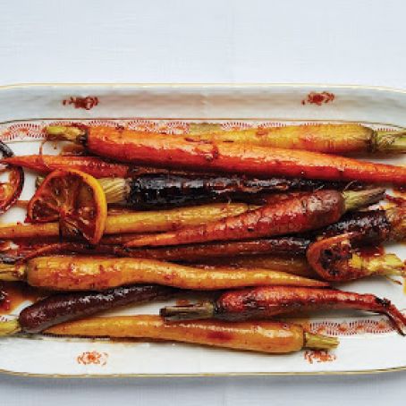 Harissa-and-Maple-Roasted Carrots