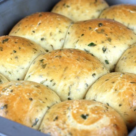 Overnight Soft Herb Rolls