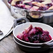 Blackberry Cobbler with Dumplings