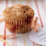 Low-Fat Strawberry-Cinnamon Muffins