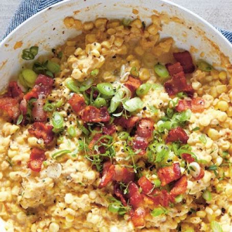 Cast Iron Skillet Creamed Corn