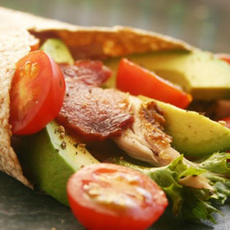 Chicken Avocado BLT Wraps