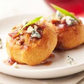 Bacon-Peach Pinwheels