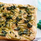 Spinach and Cheese Flatbread