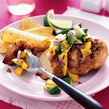 Avocado-Mango Chicken
