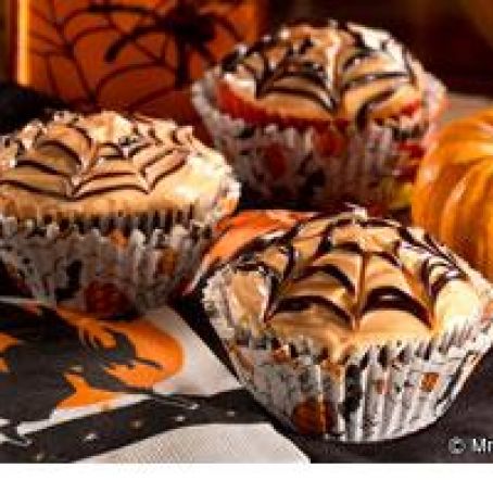 Spiderweb Cupcakes