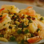 Shrimp Risotto with Chive Gremolata